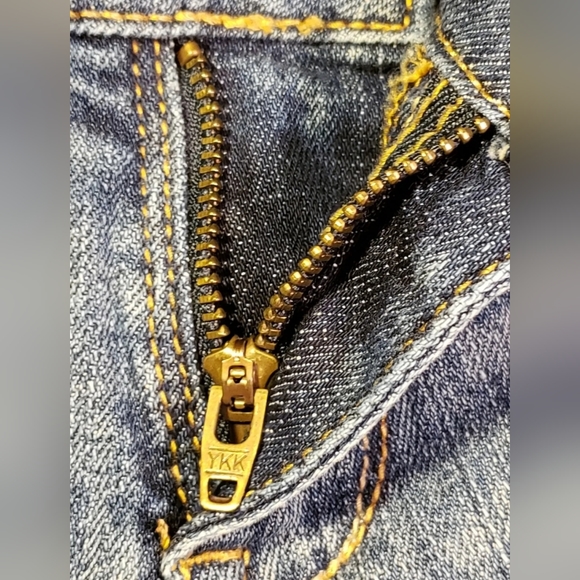 Aeropostale Midi Distressed Shorti Shorts Women’s Size 00 Blue - Picture 4 of 8